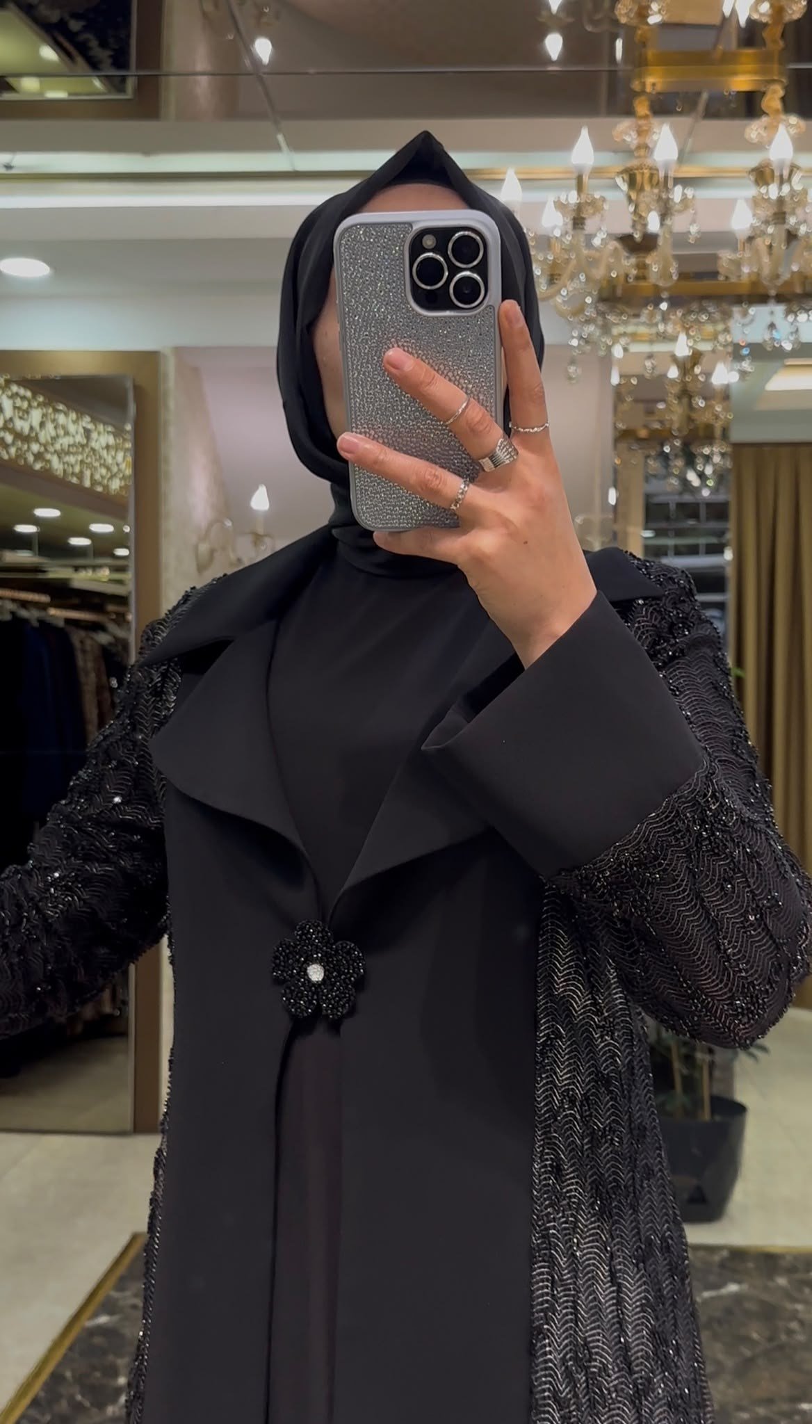Kağan Kamer Dora Abaya Sİyah