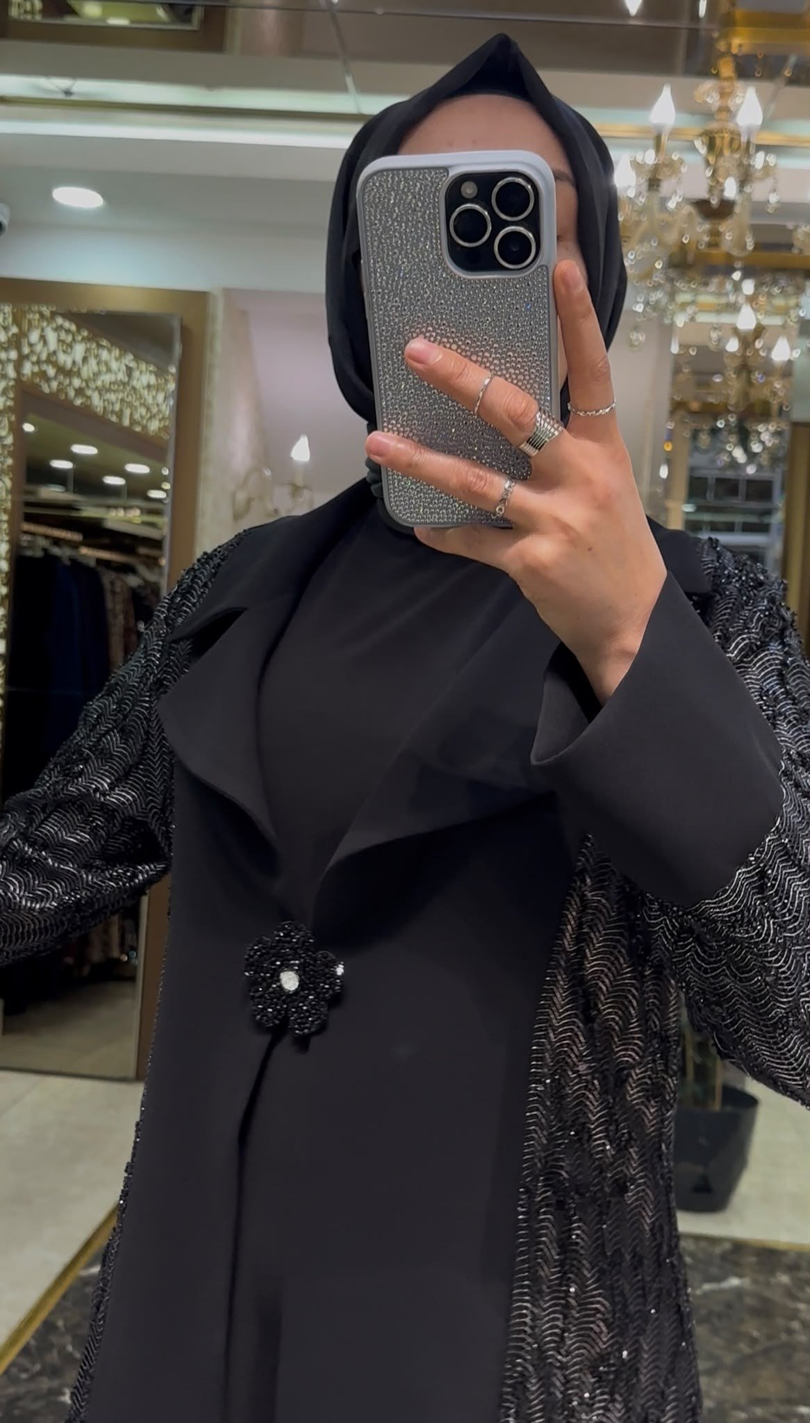 Kağan Kamer Dora Abaya Sİyah