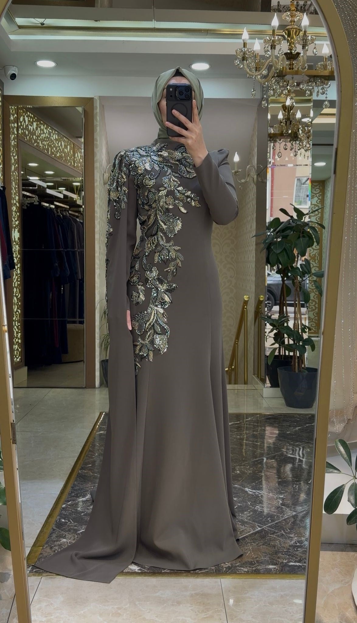 Pınar Şems New Yasemin Abiye Haki