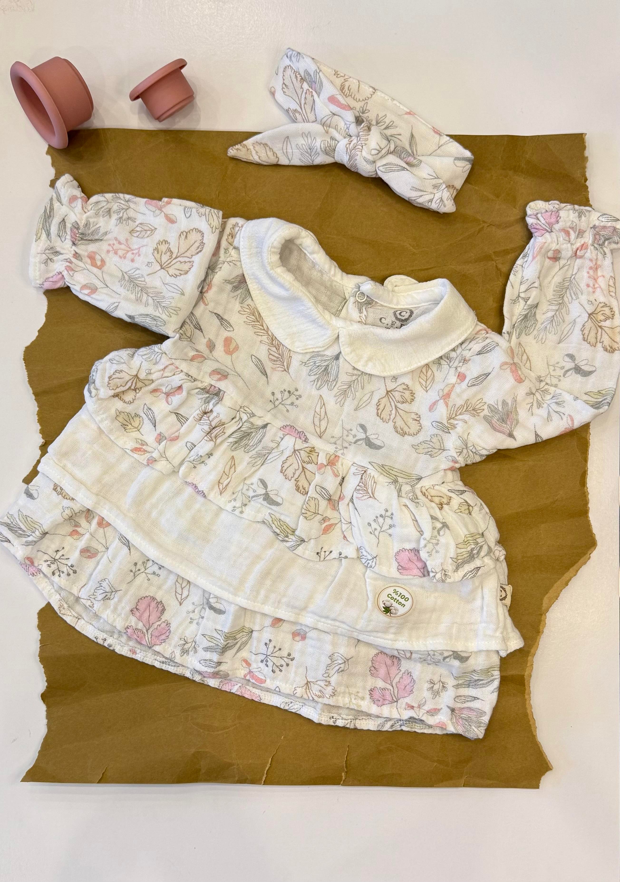 Müslin Kumaş Kız Elbise