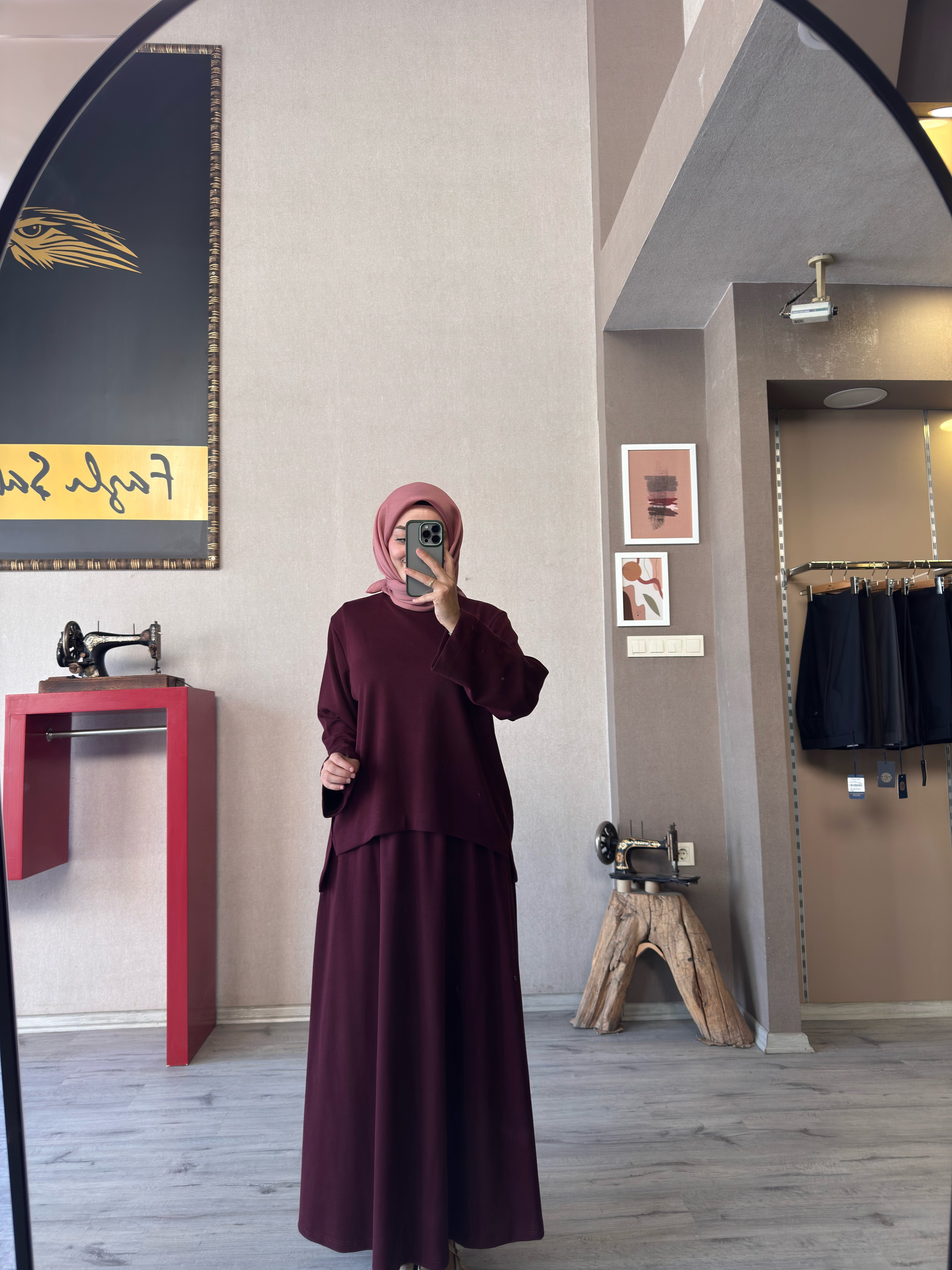 Flora bordo etekli takım - 1170