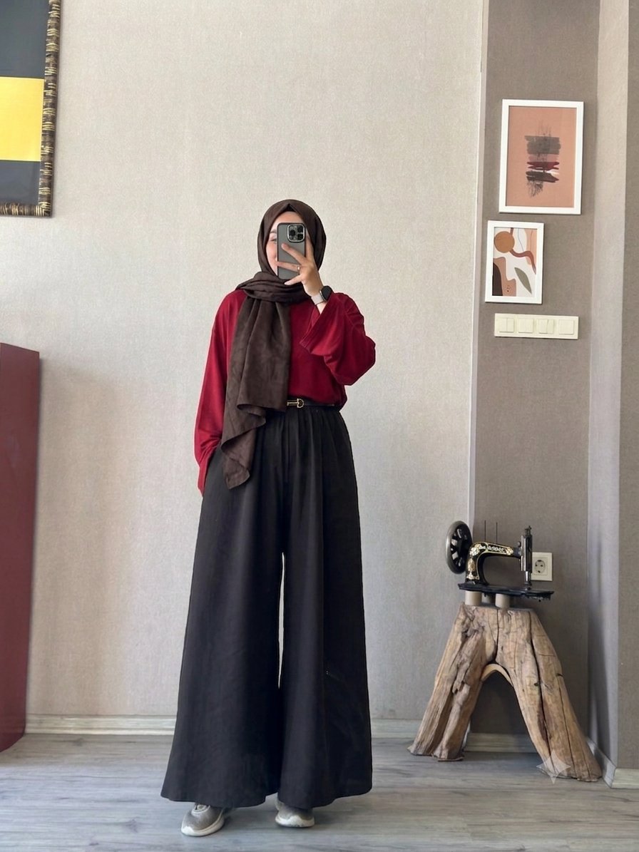 Pinterest kırmızı basıc bluz - 1149