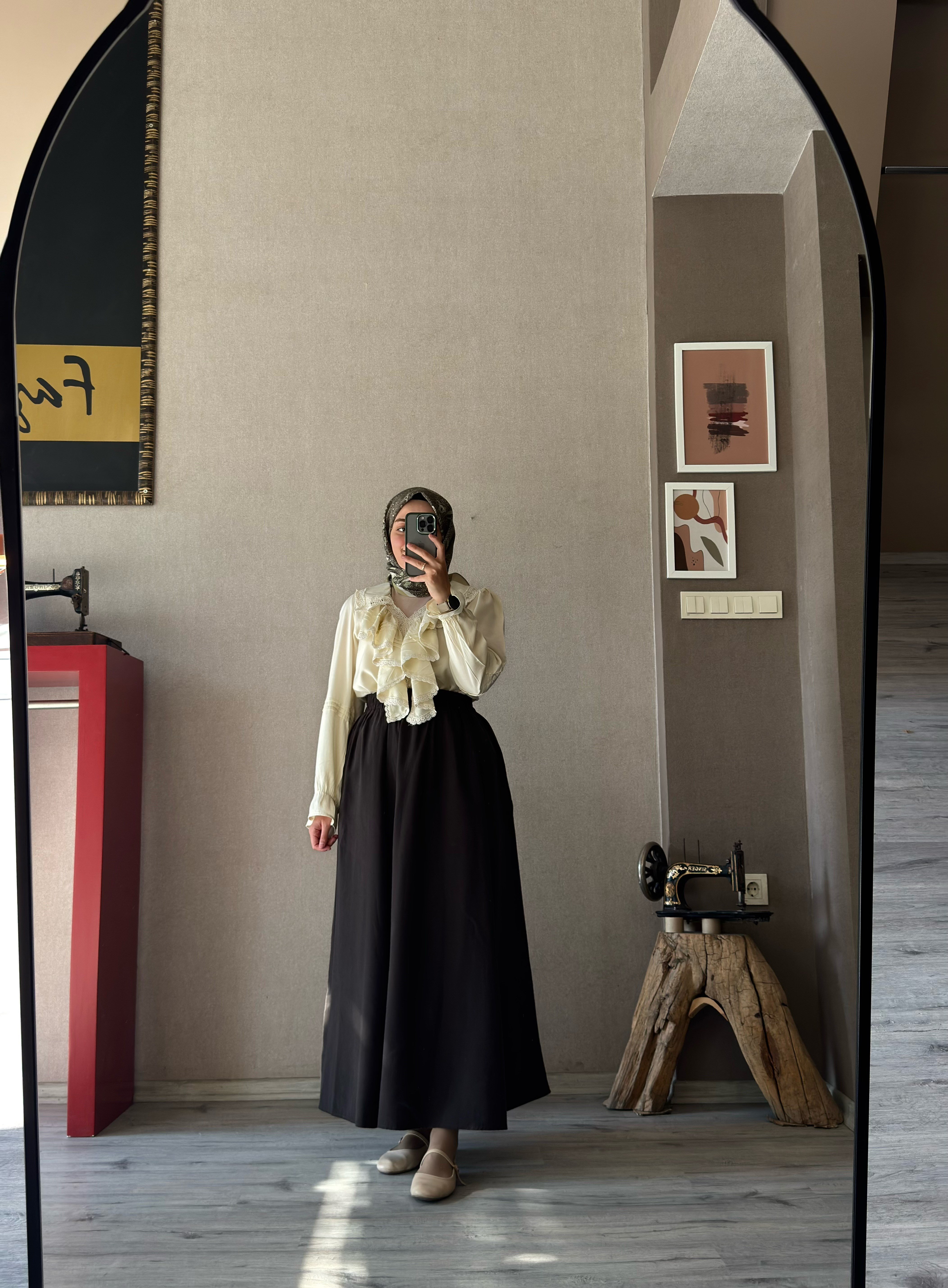 Prenses mint yeşili gömlek - 1131