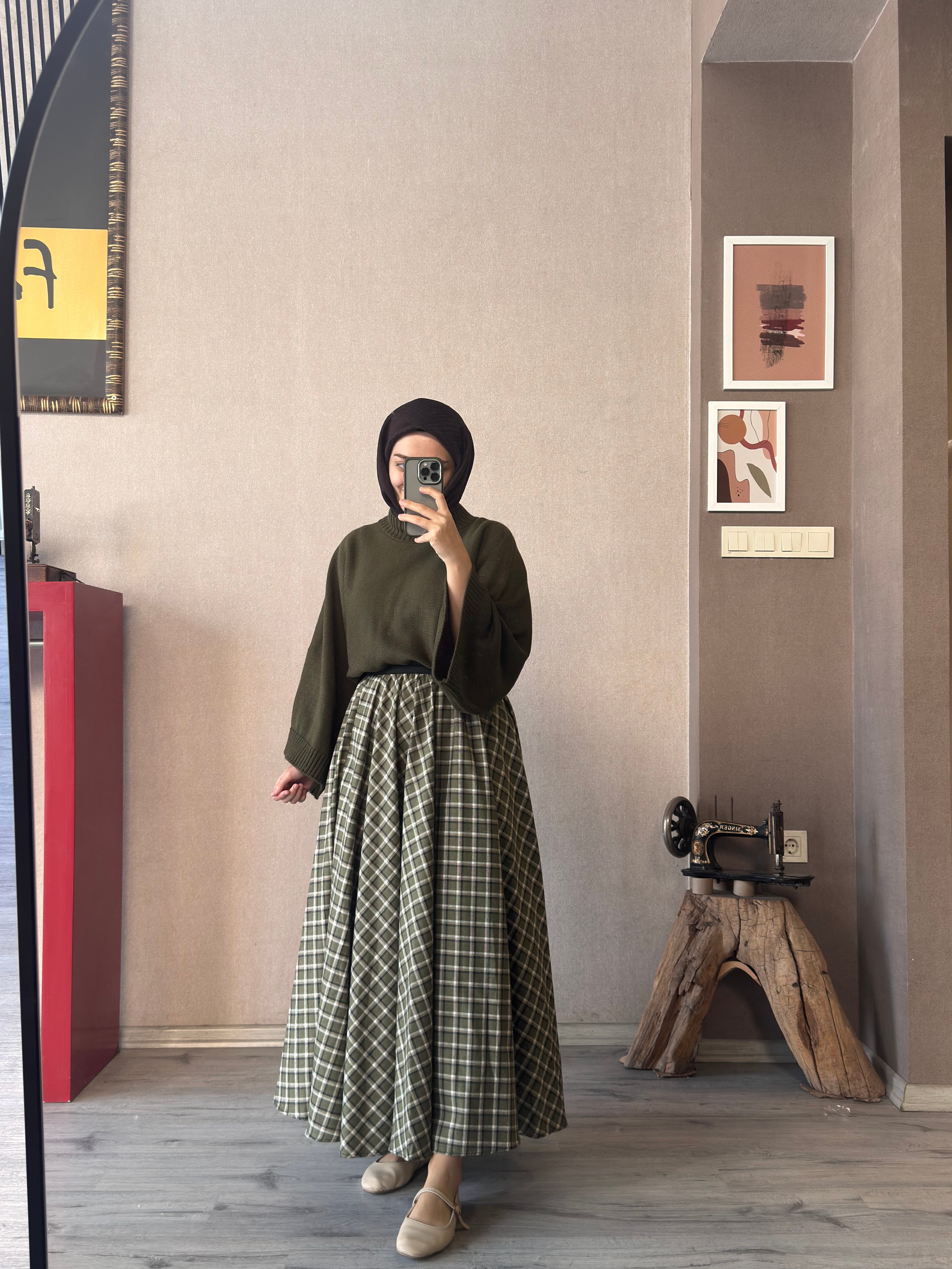 Yeşil pinterest kazak 1187