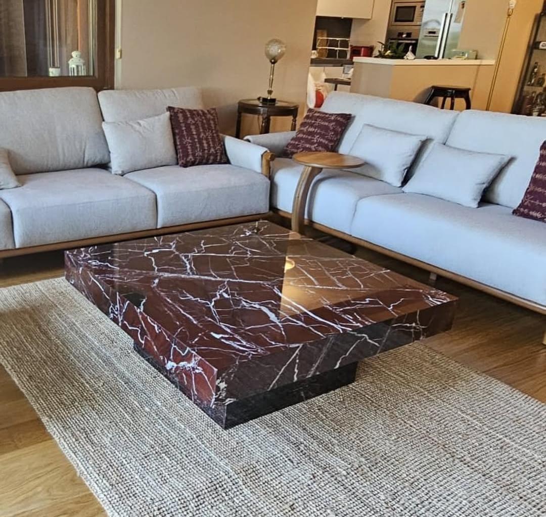 Elazığ vişne orta sehpa- Rosso Levanto orta sehpa 