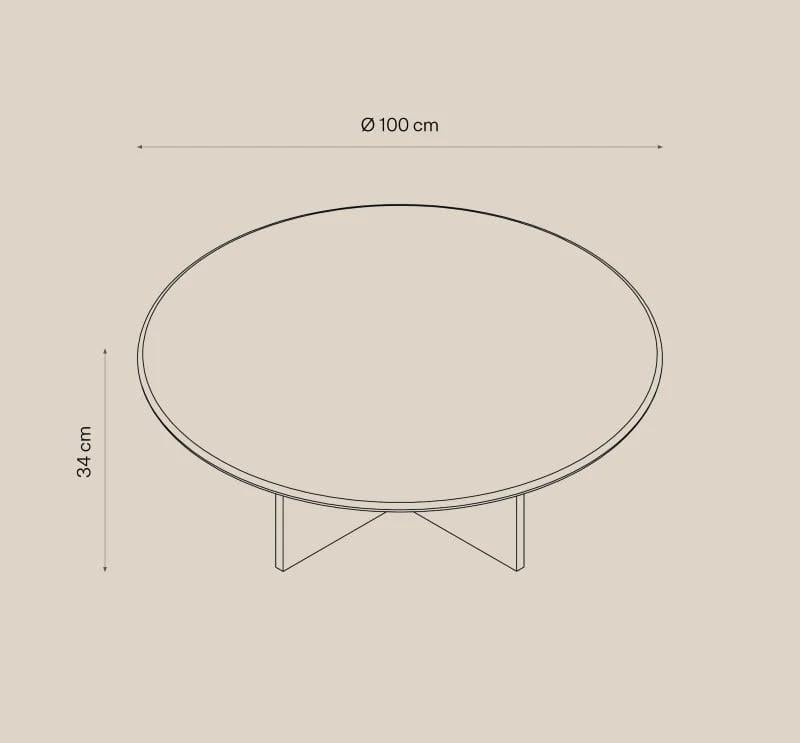 Rosso Levanto Marble Coffee Table - Elazığ Vişne Mermer Orta Sehpa 2'li