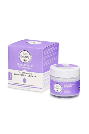 Bakuchiol Nemlendirici Kırışıklık Önleyici Gündüz Kremi 50 ml Bakuchiol İnce Çizgi Görünümünü Önlemeye Yardımcı Gece Kremi 50 ml