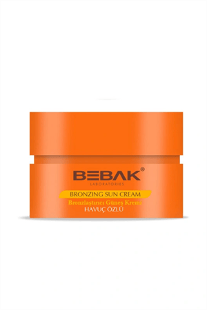 Bebak Havuç Özlü Güneş Bakım Kremi – Doğal Bronzluk Destekleyici, 100 ml