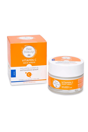 Bee Beauty Çift Fazlı Yüz Makyaj Temizleyicisi 150 ml Vitamin C Gece Kremi 50 ml Gül Suyu 100 ml