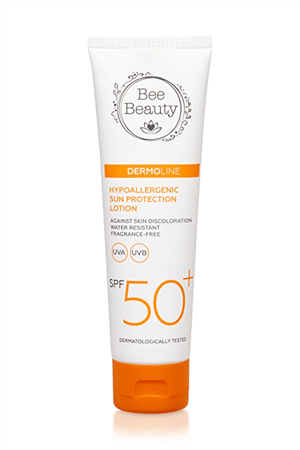 Bee Beauty Hipoalerjenik Güneş Koruyucu Losyon SPF50+ – Hassas Ciltler İçin Yüksek UVA & UVB Koruması, 100 ml