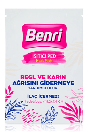 Benri Regl ve Karın Ağrısı İçin Isıtıcı Ped 2'li