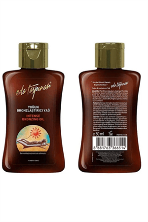 Eda Taşpınar Bronzlaştırıcı Güneş Yağı SPF 15 – Koruyucu ve Işıltılı Bronzluk – 200 ml