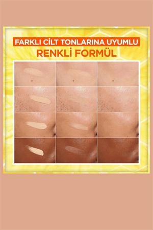 Garnier C Vitamini Parlak Güneş Koruyucu Yüz Kremi SPF50+ – Işıltılı Günlük Fluid Doku, 40 ml