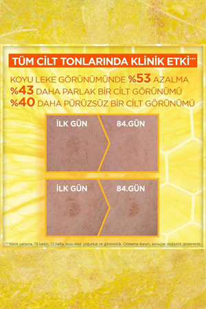Garnier C Vitamini Parlak Günlük Güneş Koruyucu Yüz Kremi – Işıltılı Dokulu, SPF 50+ Fluid, 40 ml