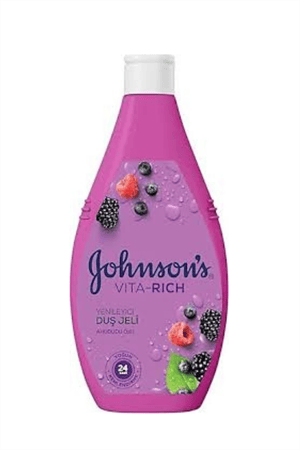 Johnson's Vita-Rich Ahududu Özlü Duş Jeli – 400 ml | Yenileyici, Yumuşak ve Ferahlatıcı Duş Deneyimi