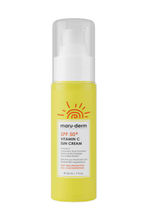 Maruderm C Vitamini İçerikli Güneş Kremi SPF50+ – Aydınlatıcı & Antioksidan Etki, 50 ml