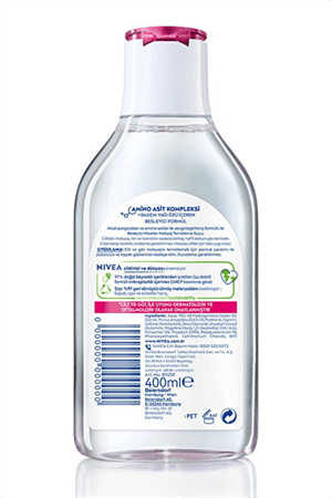 Nivea Micellar Besleyici Makyaj Temizleme Suyu 400 ml | Yüz, Göz ve Dudak İçin Nazik Temizlik