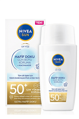Nivea Sun Hafif Dokulu Güneş Koruyucu Yüz Kremi 50SPF 40 ml