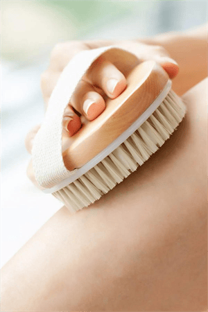 Organik Doğal At Kılı Selülit Fırçası Masaj Aleti Banyo Vucüt Fırça Peeling