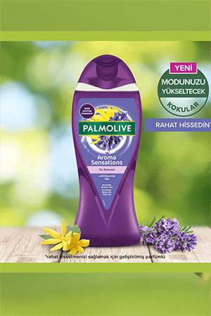 Palmolive Aroma Sensations So Relaxed Duş ve Banyo Jeli – Lavanta, Ylang Ylang & Kakule Özlü, 750 ml