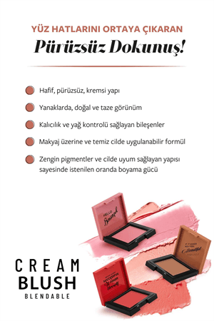 Pastel Profashion Cream Blush Blendable No: 42 Rosery