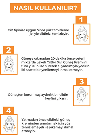 Sinoz SPF 50+ Lekeli Ciltlere Özel Sıvı Güneş Kremi – Leke Karşıtı, Hafif Yapı, Yüksek Koruma, 50 ml