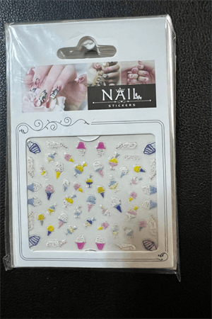 Su Dünyası Kendinden Yapışkanlı Nail Art Sticker Okyanus Ocean Seaworld Protez Tırnak