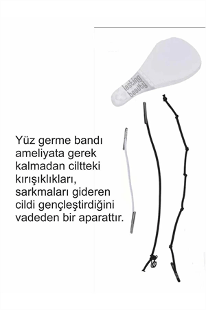 Trade Bazaar Yüz Kaş Ve Boyun Gerdirme Bandı 40 Adet Yüz Germe Bandı