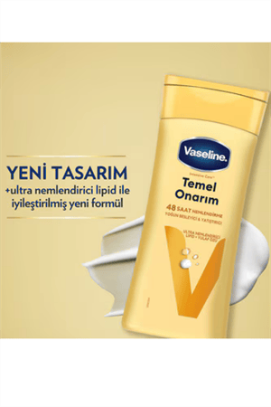 Vaseline Vücut Losyonu 4'lü Set – 4 x 200 ml | Aloe Vera, Kakao, Hassas Bakım, Temel Onarım | Tüm Cilt Tipleri İçin Nemlendirici Set
