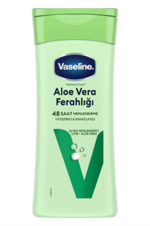 Vaseline Vücut Losyonu Aloe Vera Ferahlığı – Kuru Ciltler İçin Yoğun Nemlendirici Losyon, 200 ml
