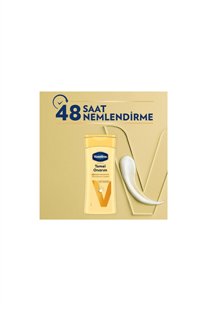 Vaseline Vücut Losyonu Temel Onarım Kuru Ciltler İçin 200 ml ve Hassas Bakım Kuru Çok Kuru ve Hassas Ciltler İçin 200 ml