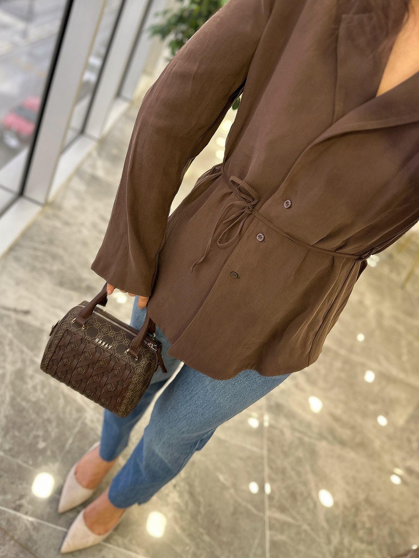 CEKETModa MTGMLKCKT400Bağcıklı Gömlek Ceket