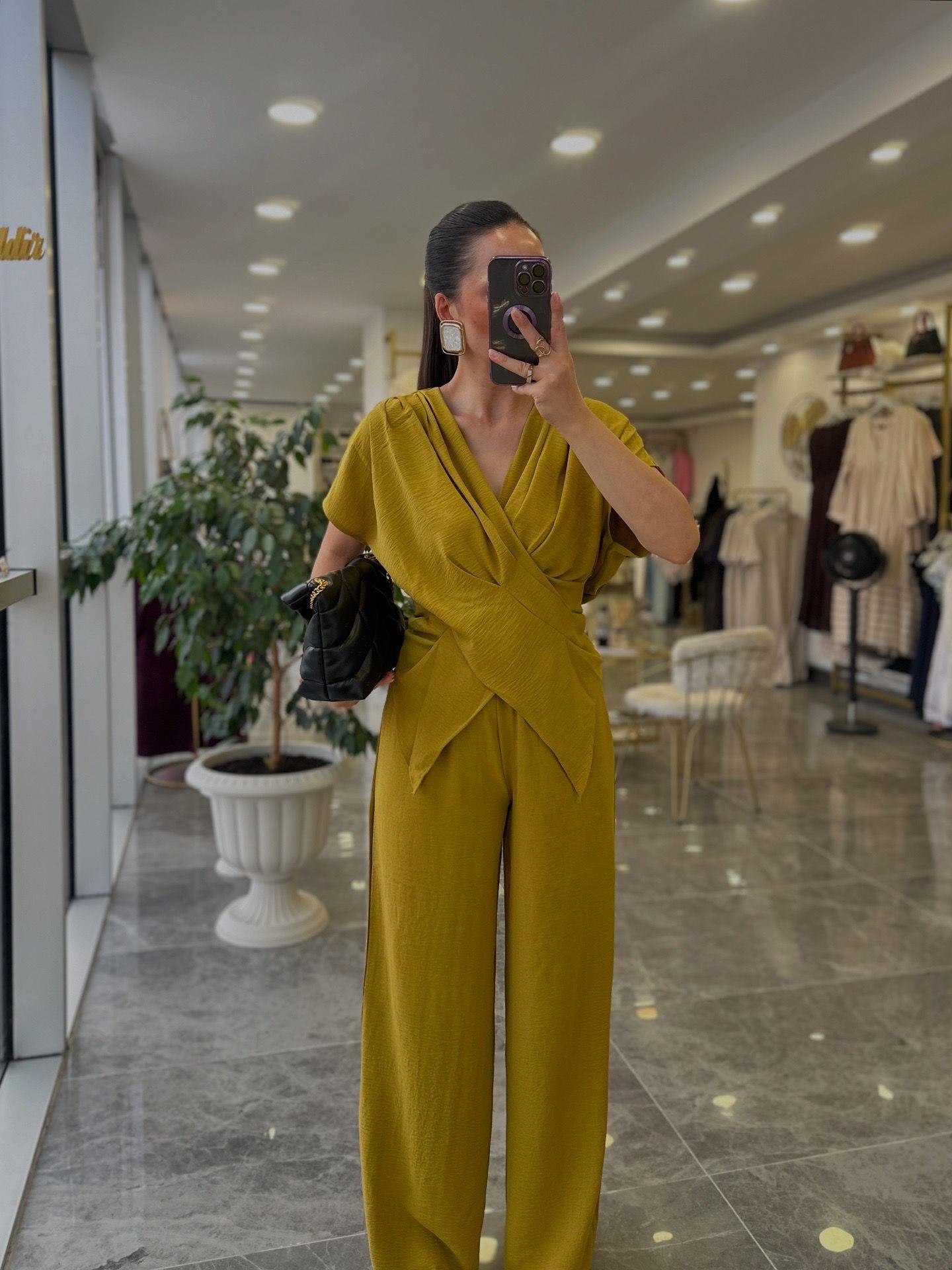 TAKIMModa MTTKMÇLK900Bluz Pantolon Takım