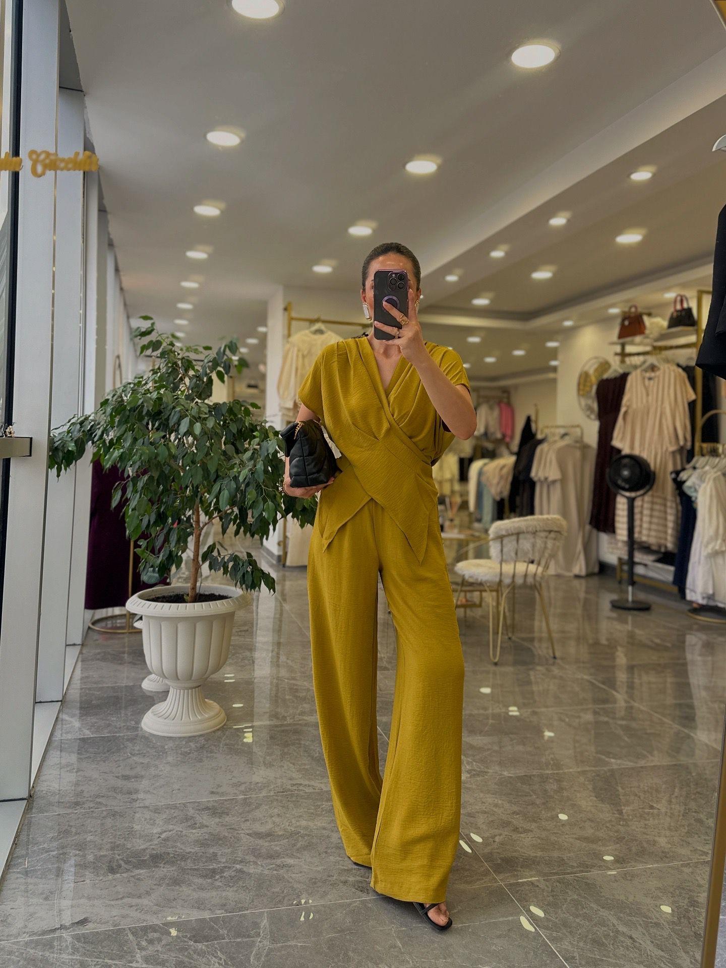 TAKIMModa MTTKMÇLK900Bluz Pantolon Takım