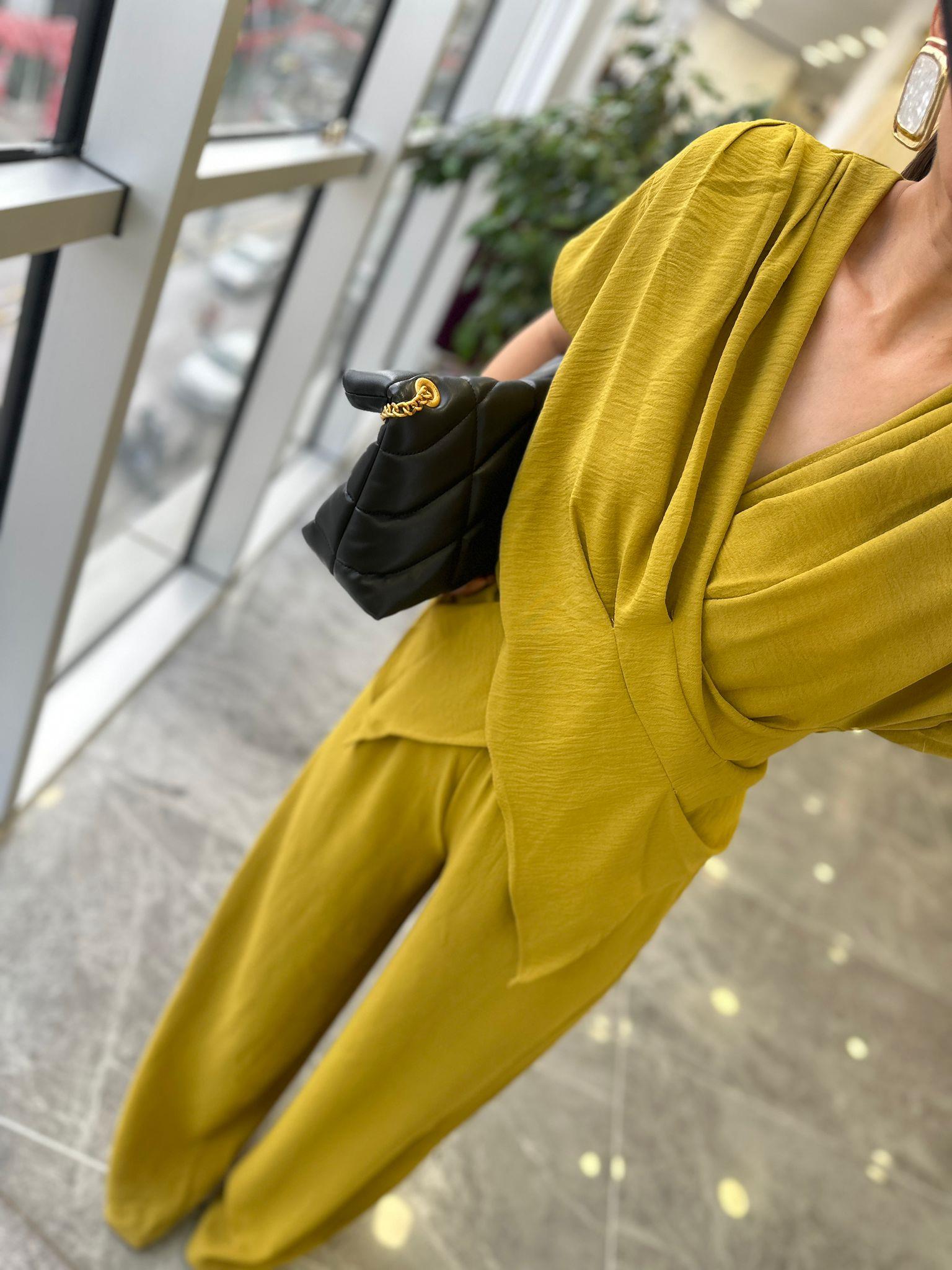 TAKIMModa MTTKMÇLK900Bluz Pantolon Takım