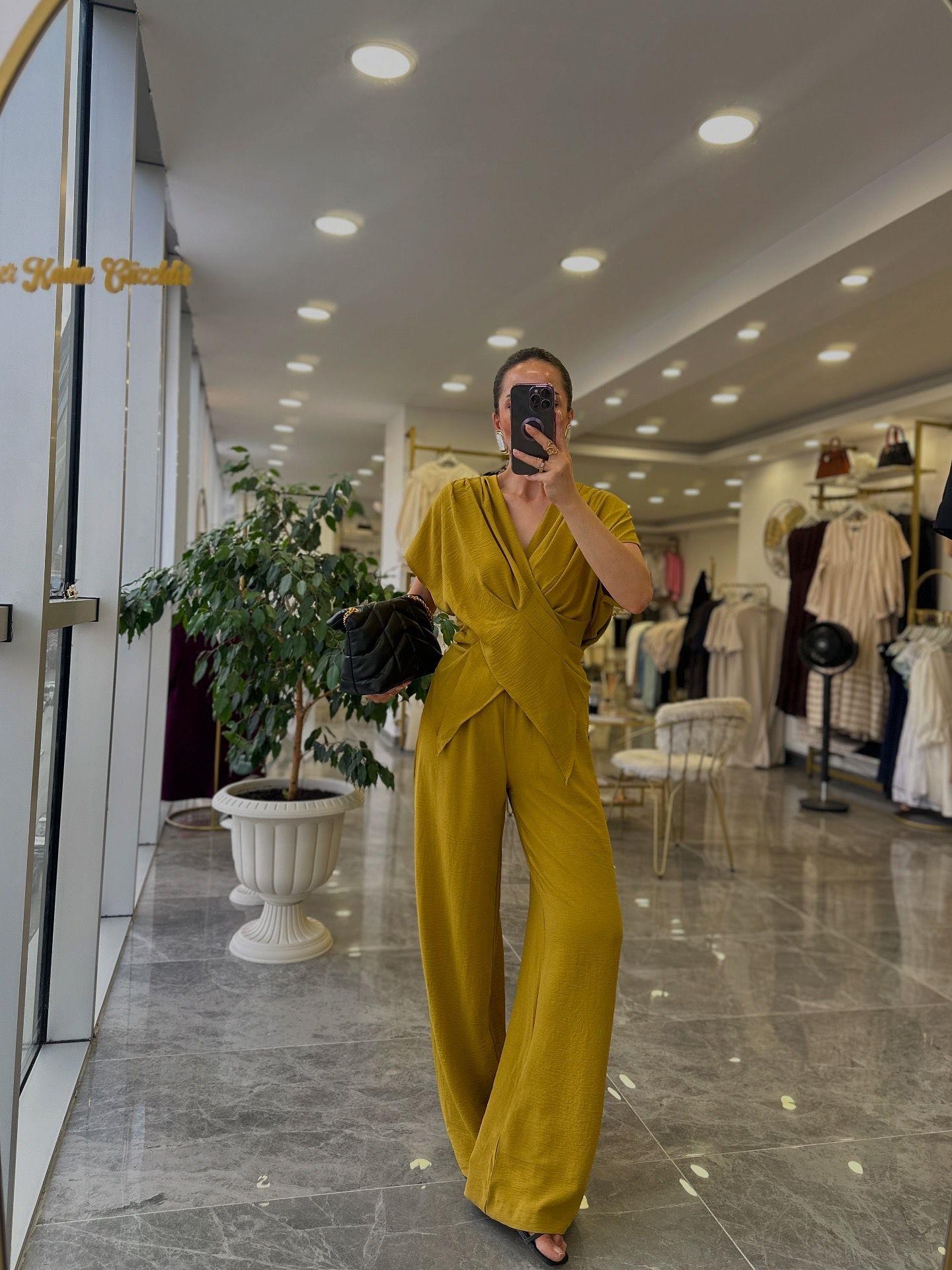 TAKIMModa MTTKMÇLK900Bluz Pantolon Takım