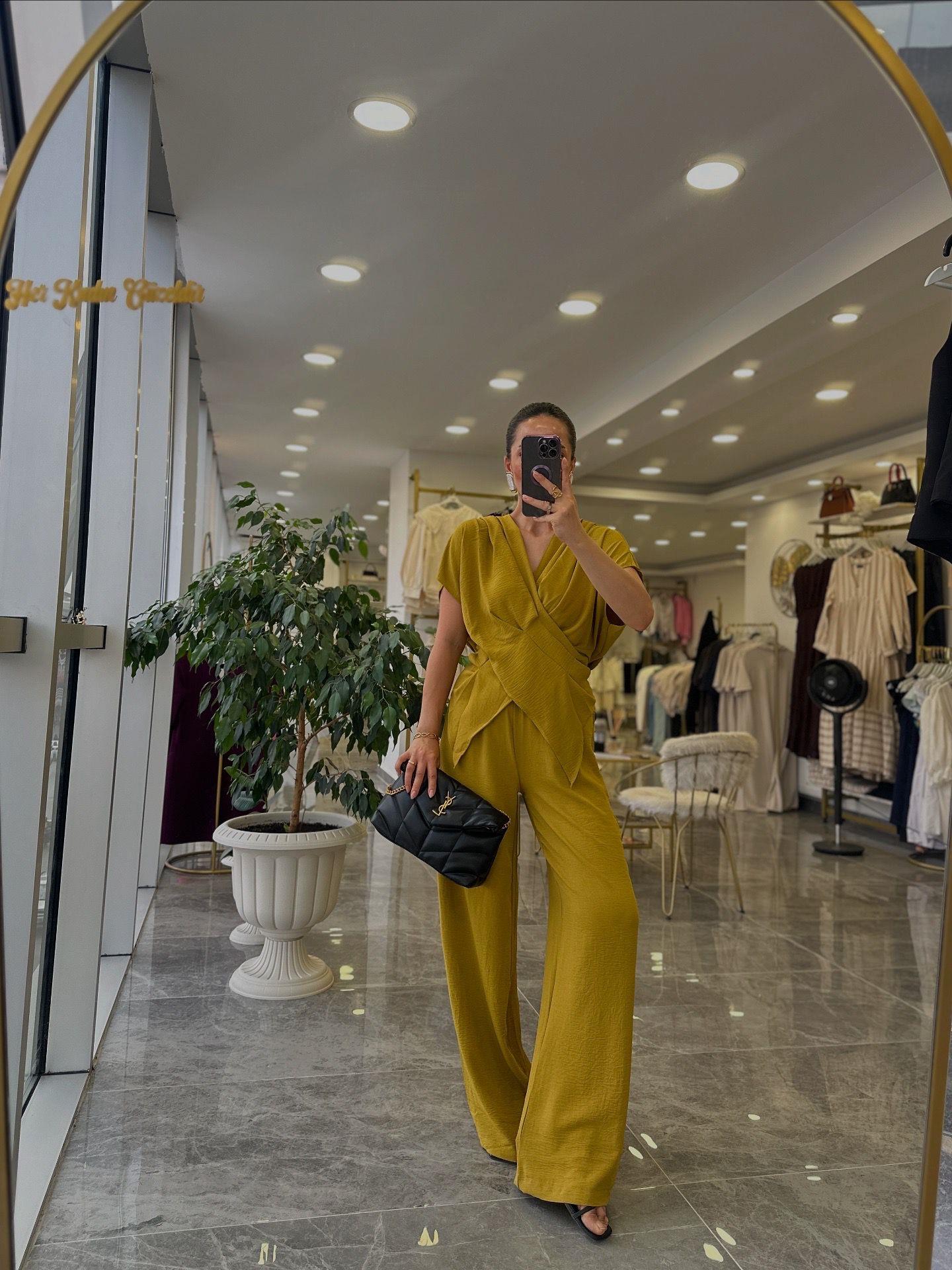 TAKIMModa MTTKMÇLK900Bluz Pantolon Takım