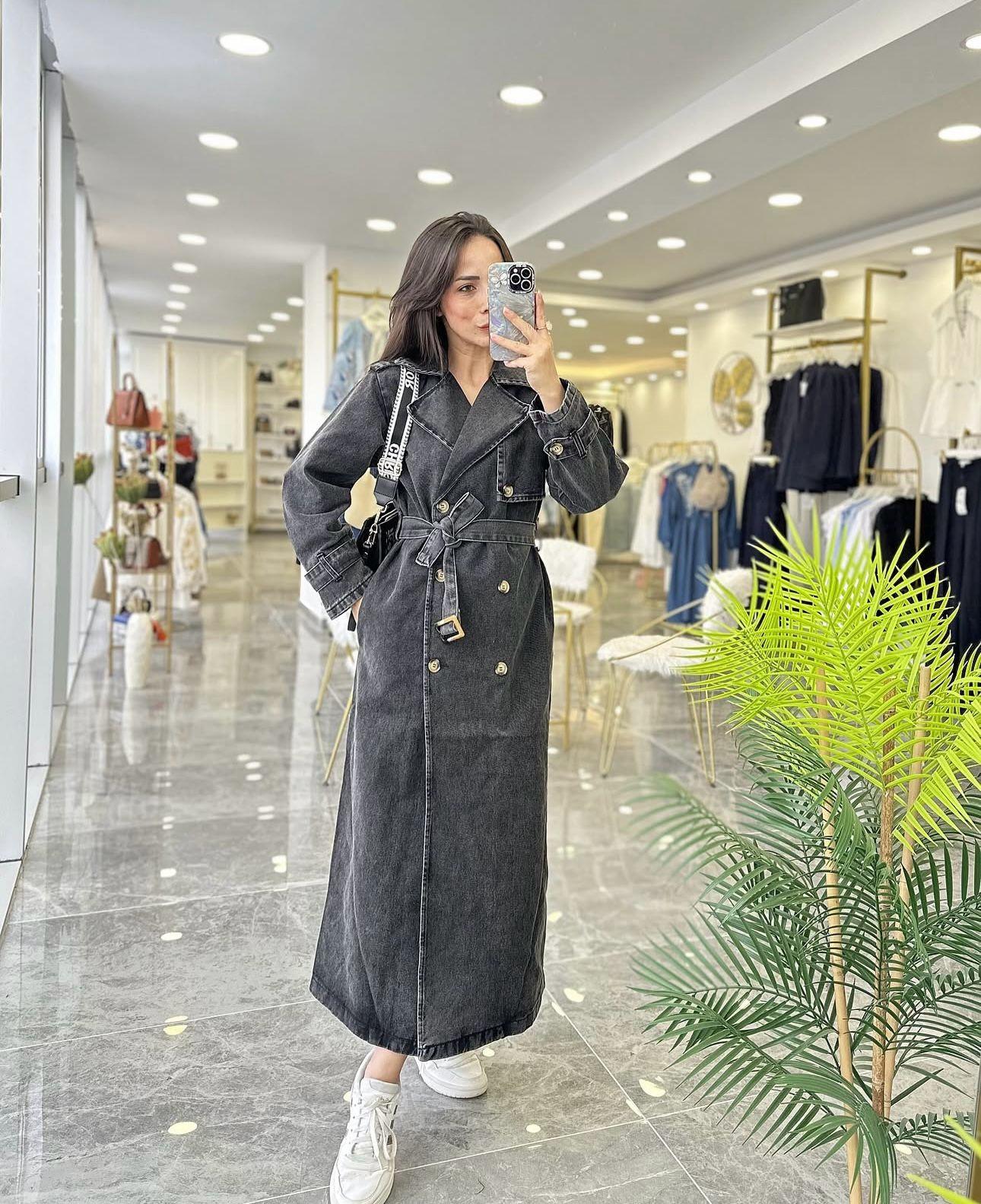 TRENÇKOTModa MTTRNÇKT01Denim Trençkot