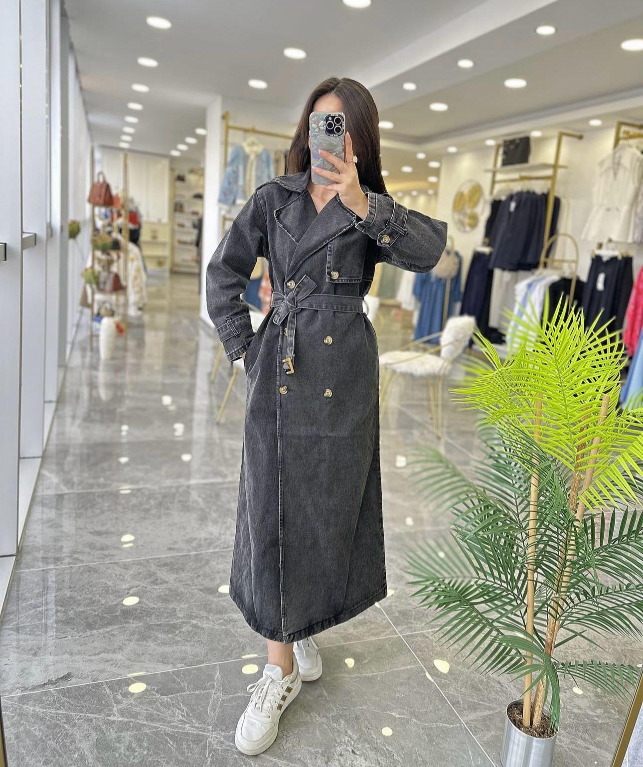 TRENÇKOTModa MTTRNÇKT01Denim Trençkot