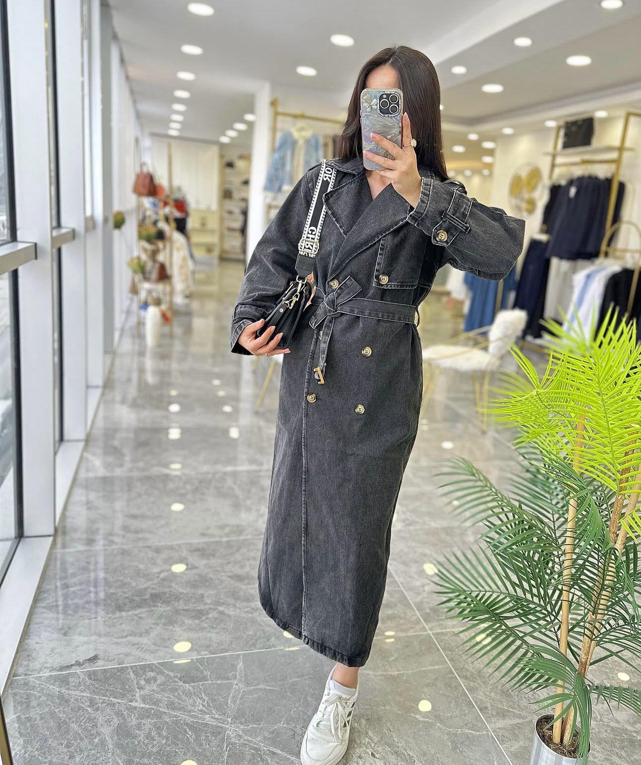 TRENÇKOTModa MTTRNÇKT01Denim Trençkot