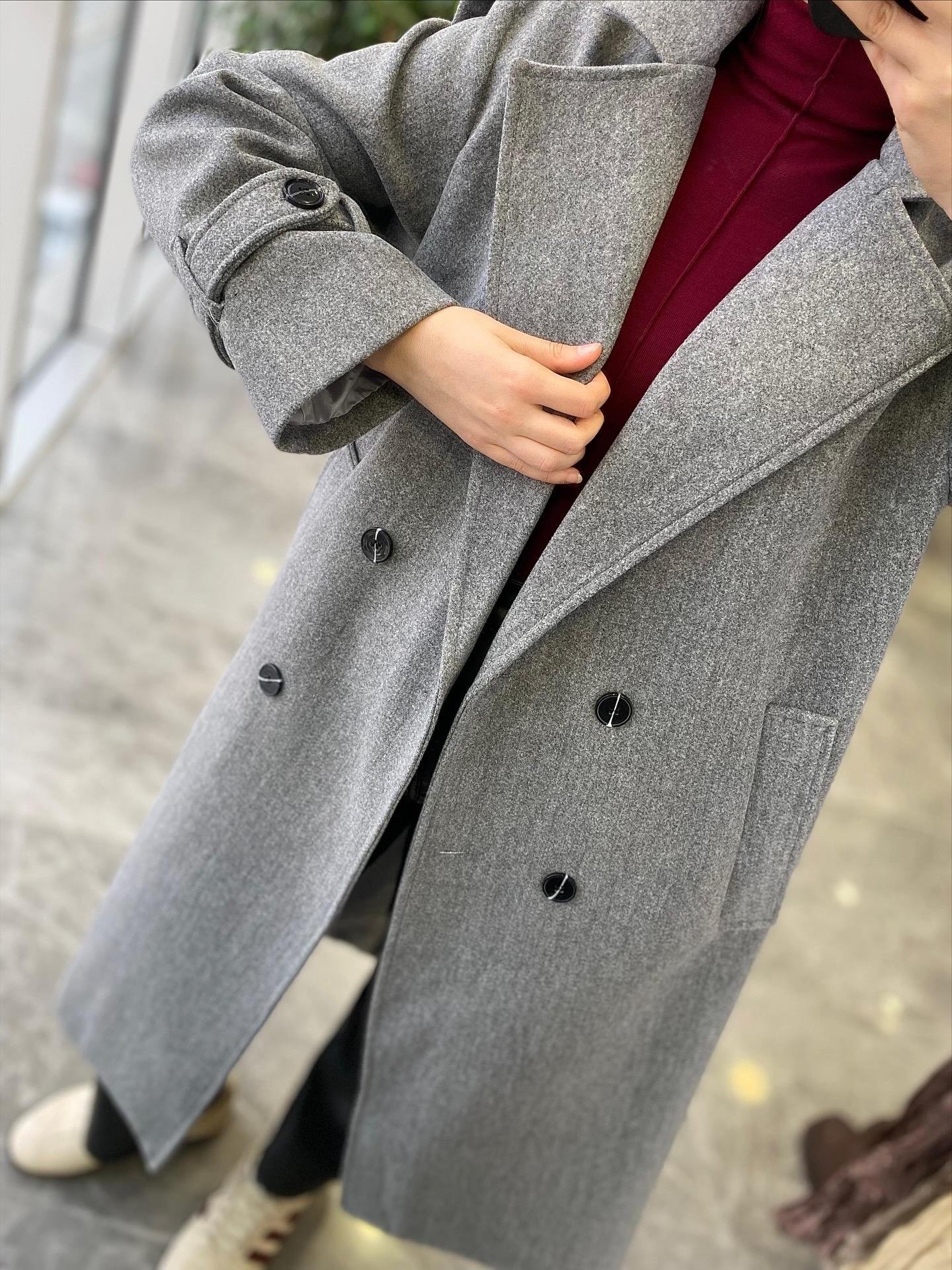 KABANModa MTGRKŞKBN1200Gri Kaşe Kaban