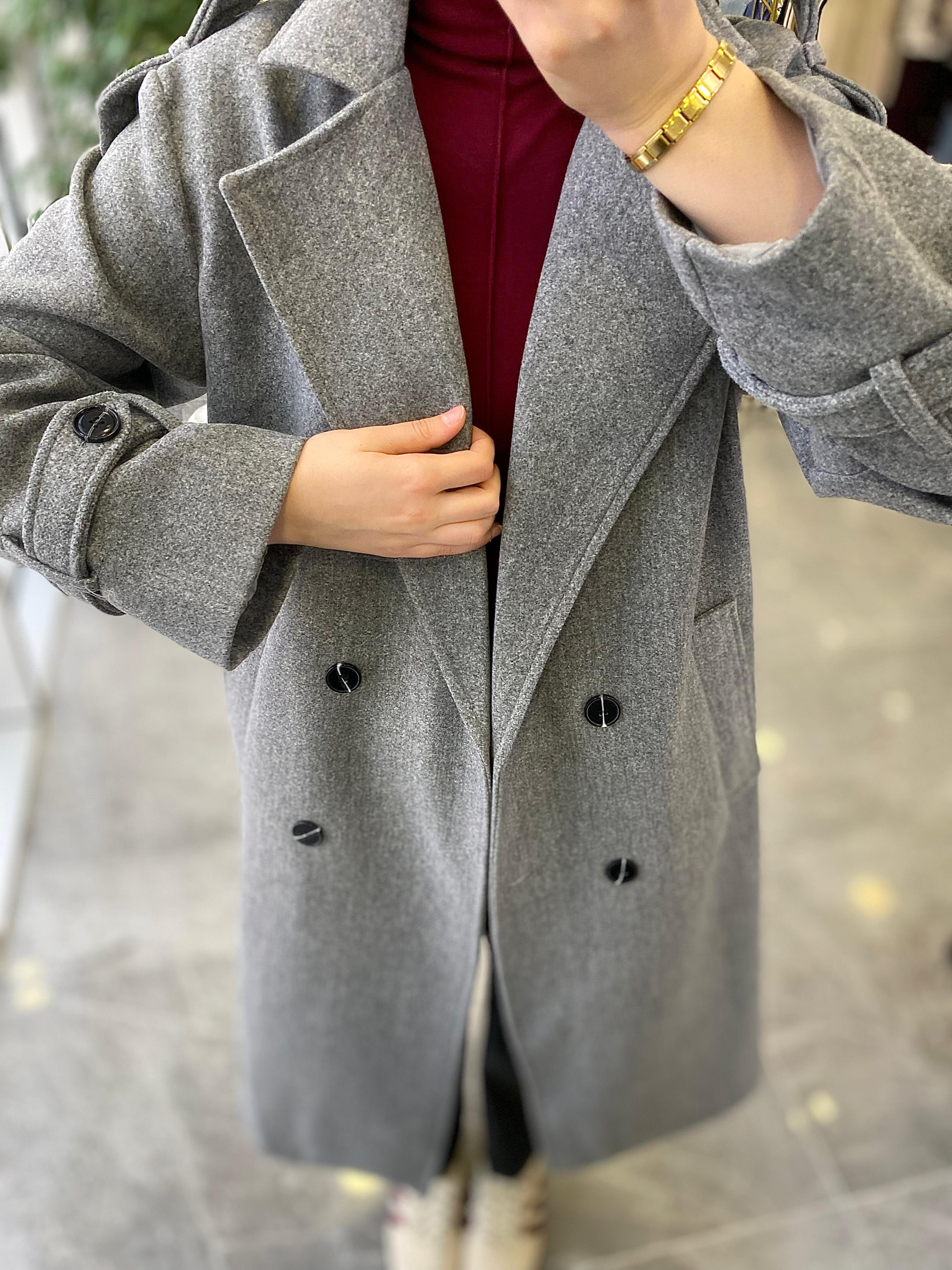 KABANModa MTGRKŞKBN1200Gri Kaşe Kaban