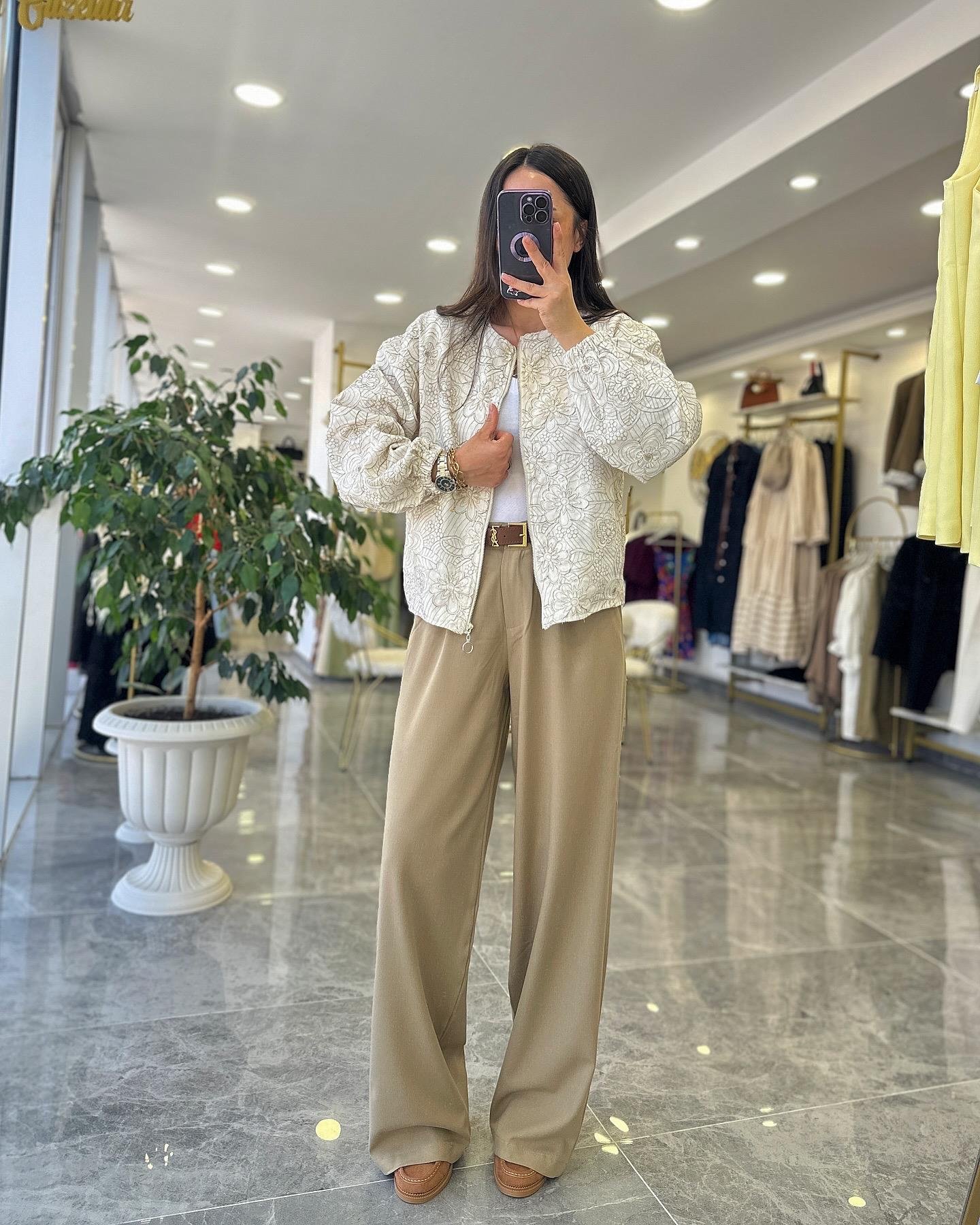 CEKETModa MTTasrmcktişkmlİşlemeli Tasarım Ceket 