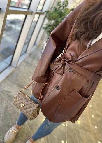 CEKETModa MTKHVDRCKT100Kahve Deri Ceket