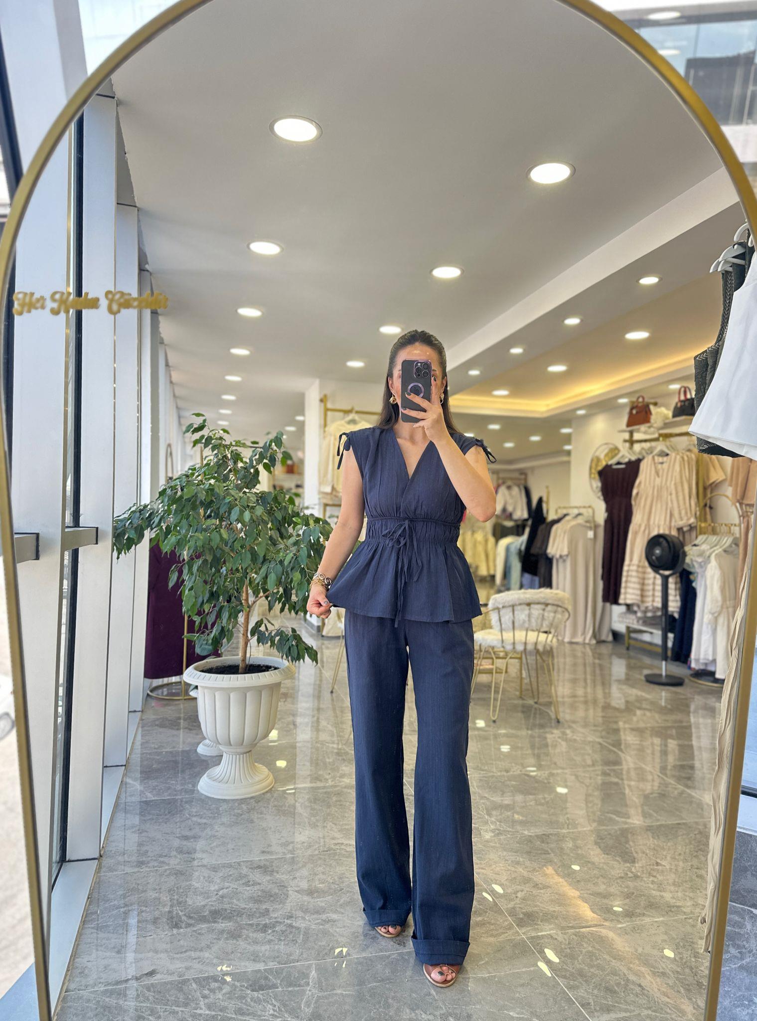 TAKIMModa MTKTNTKM850Keten Takım Bağcıklı 