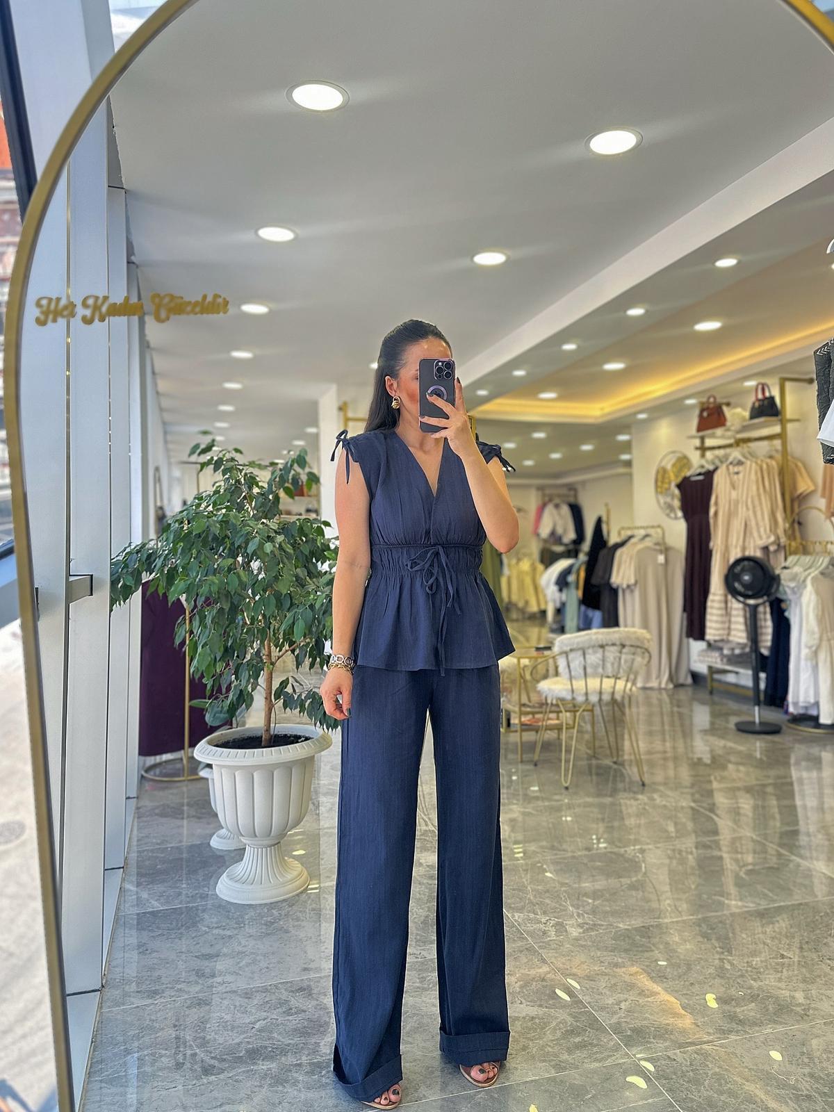 TAKIMModa MTKTNTKM850Keten Takım Bağcıklı 