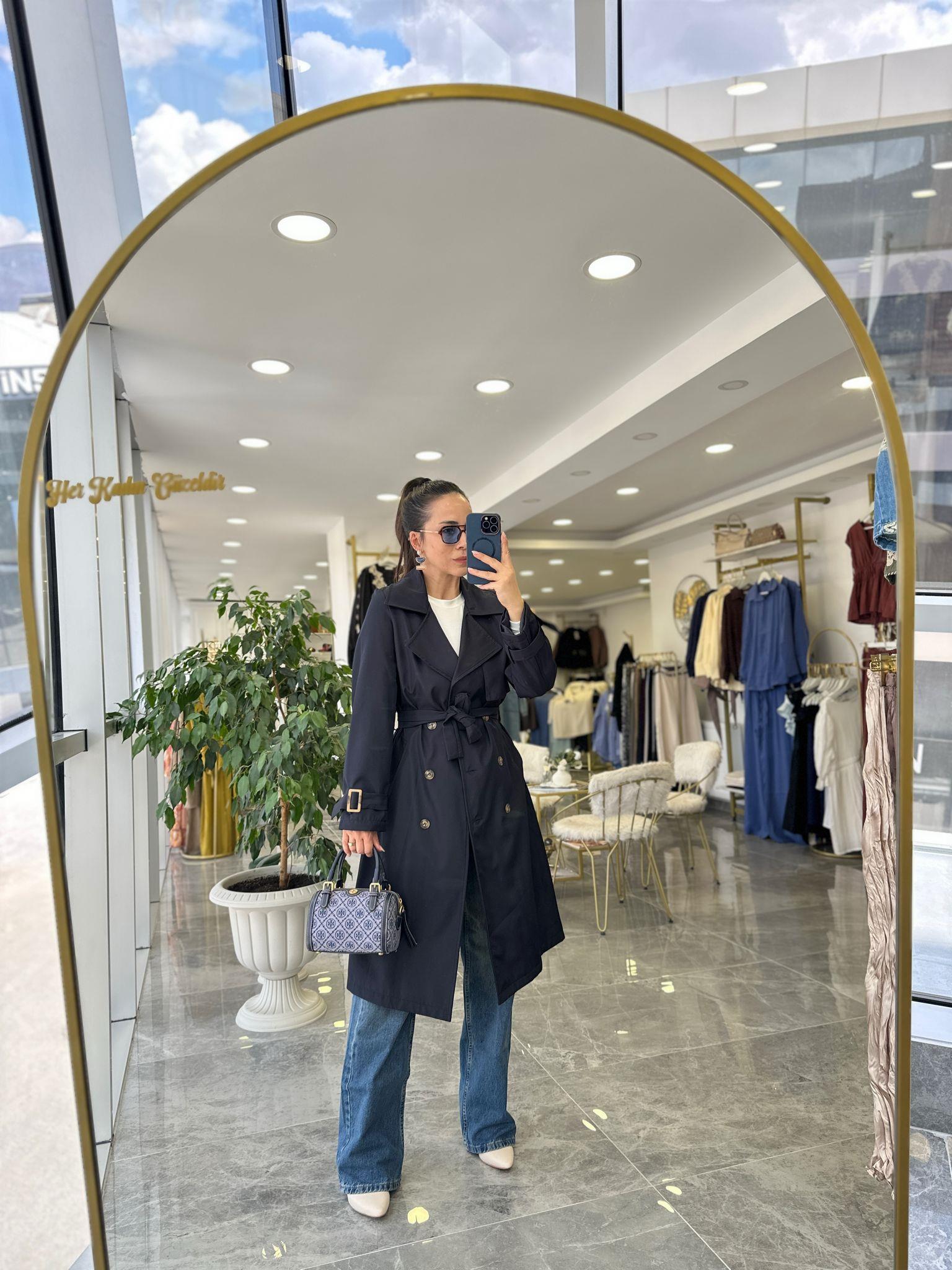 TRENÇKOTModa MTMidinytrnkçtt900Klasik Trençkot