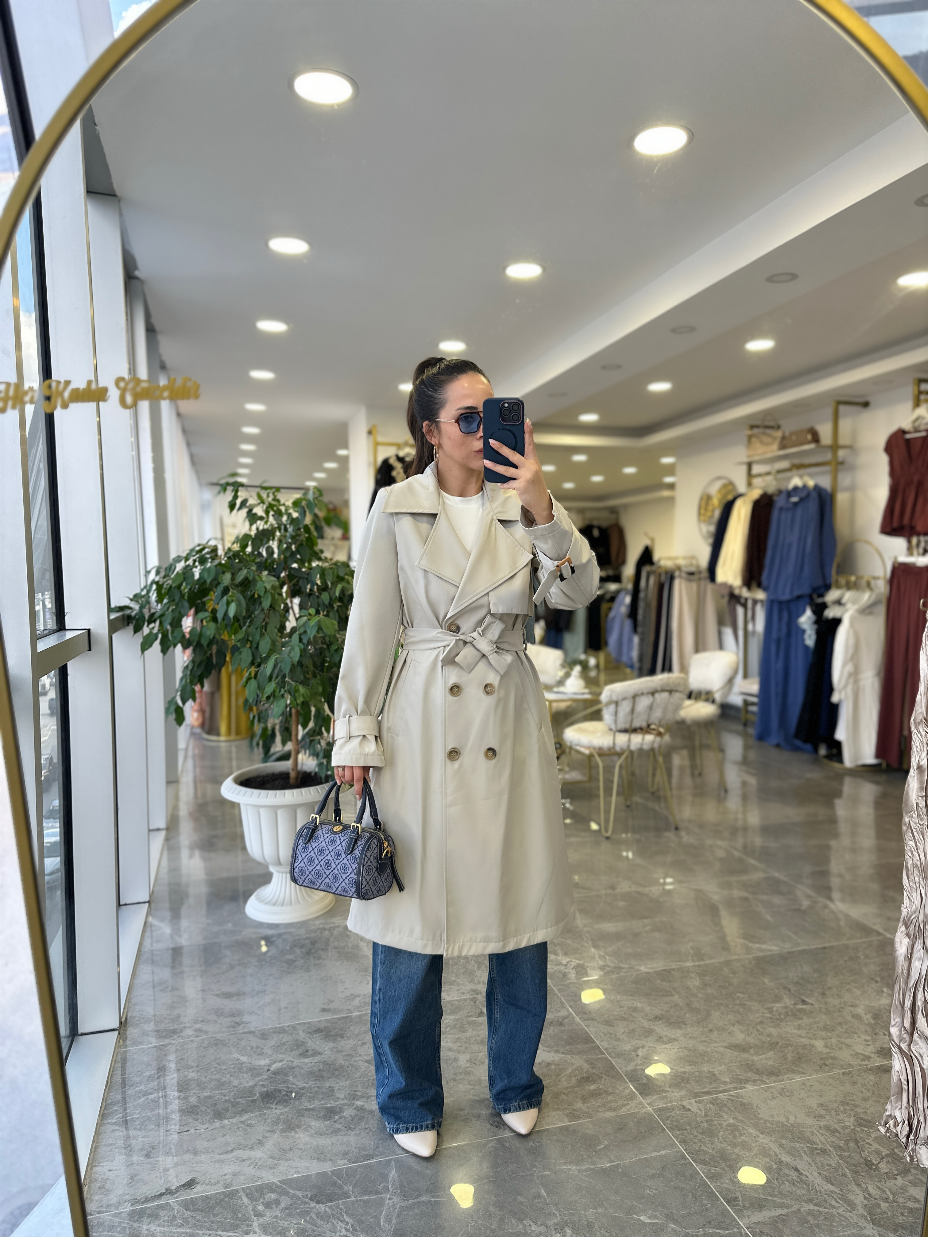 TRENÇKOTModa MTMidinytrnkçtt900Klasik Trençkot