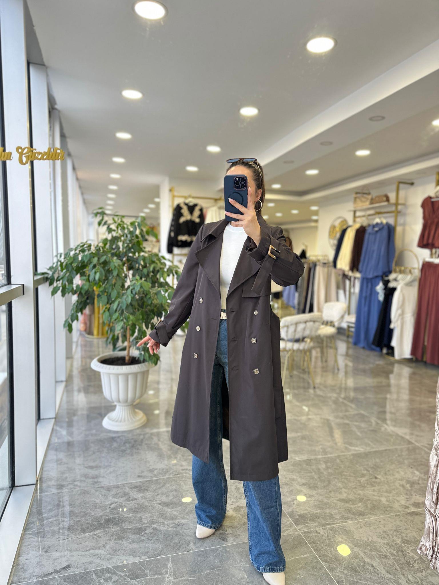 TRENÇKOTModa MTMidinytrnkçtt900Klasik Trençkot