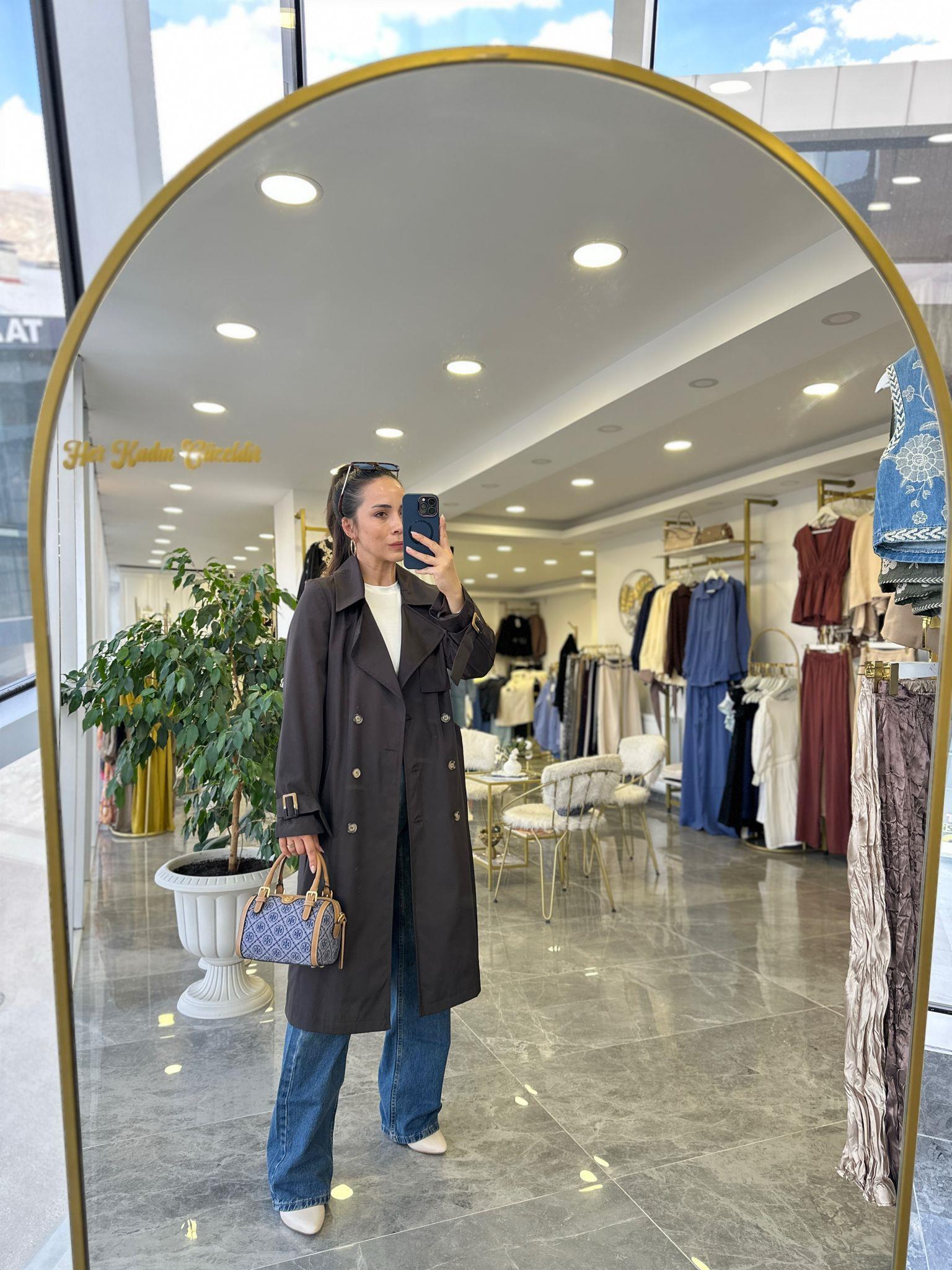 TRENÇKOTModa MTMidinytrnkçtt900Klasik Trençkot